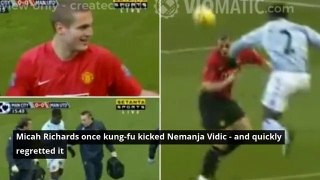 Nemanja Vidic: Man Utd hero once laughed off a kung fu kick from Micah Richards