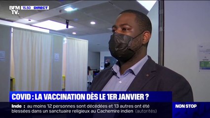 Download Video: Covid-19: à Cergy-Pontoise, ils commencent l'année en se faisant vacciner