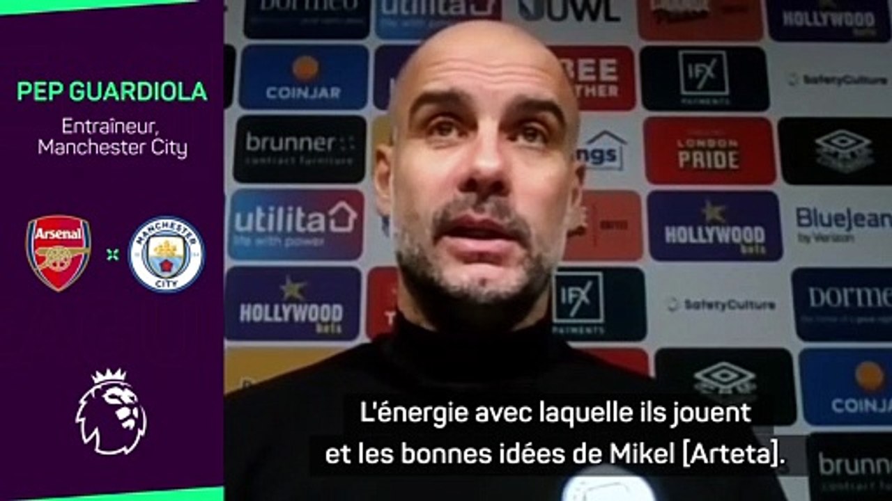 Pep Guardiola : "Le meilleur Arsenal de ces quatre ou cinq dernières années"