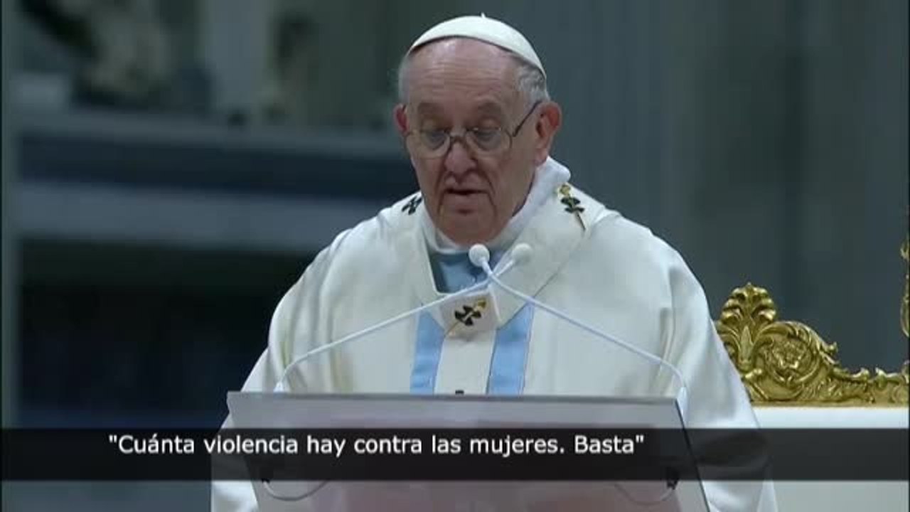 El papa Francisco condena de forma rotunda la violencia machista