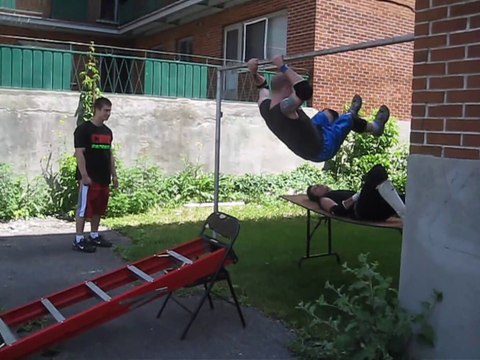Ladder Match - Ric Roberts (c) VS Swede Savard {CHW Backyard Championship}