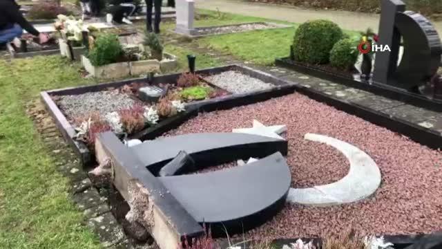 Almanya'da Müslüman mezarlığına çirkin saldırı