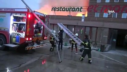 Aksaray’da benzin istasyonunda korkutan yangın