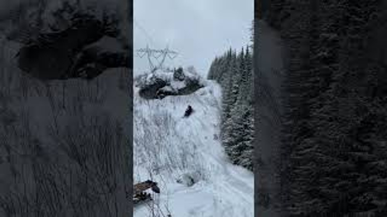 Snowmobile Fail