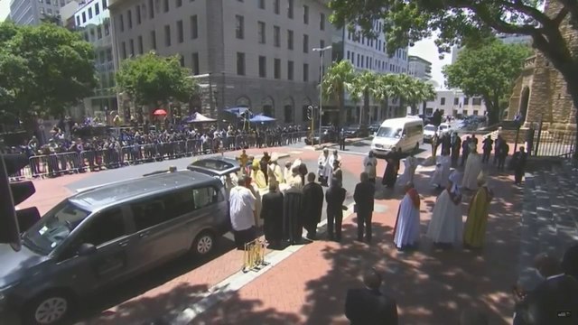 Sudáfrica despide a Desmond Tutu, su brújula moral