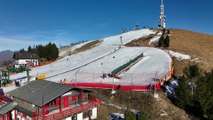 Temperature eccezionali sulle Alpi: 16 gradi a 1400 metri, e la neve scompare. Le immagini dal drone