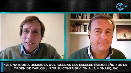 Almeida: “Me parece una ironía deliciosa que Pablo Iglesias ya sea Excelentísimo Señor de por vida”