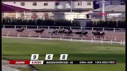 Adana'daki koşuda 3 jokey attan düştü
