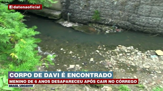 Menino foi buscar objeto no rio, caiu e nunca mais foi visto. Corpo de bombeiros trabalhou no resgate, que aconteceu de sexta até sábado.