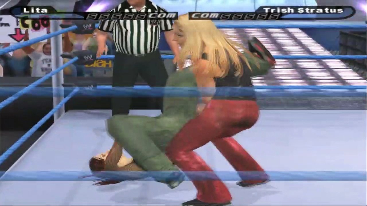 WWE SmackDown! Shut Your Mouth Lita vs Trish Stratus