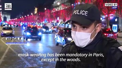 Police patrols in Paris as mask-wearing outdoors becomes mandatory