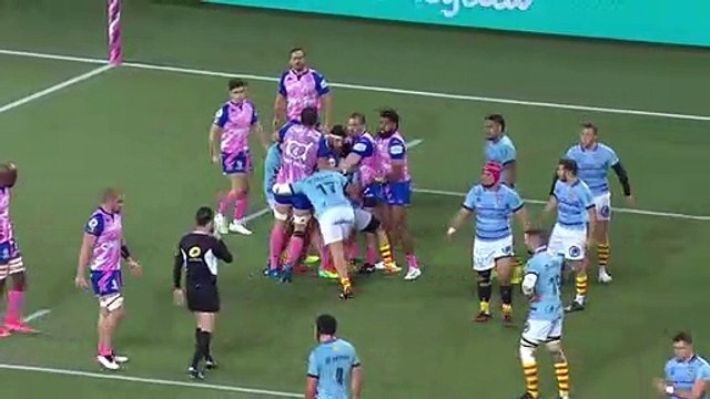 TOP 14 - Essai de Sacha LOTRIAN (USAP) - Stade Français Paris - USA Perpignan - J14 - Saison 2021/2022