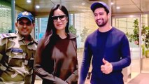 Katrina Kaif Drops Vicky Kaushal At The Airport; Gives Him A Warm Hug