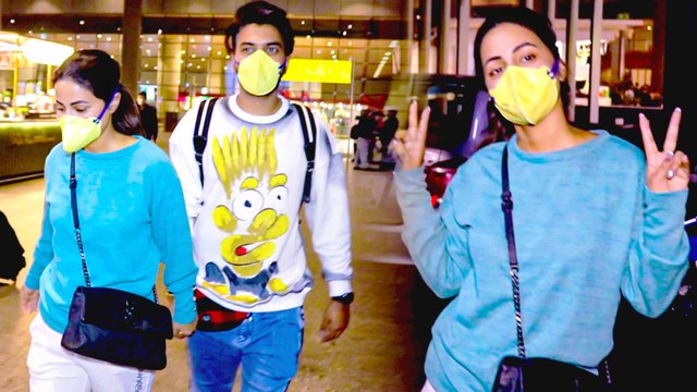 Hina Khan-Rocky Jaiswal Back To India, After Celebrating New Year In Newyork