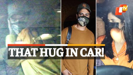 Katrina Kaif Drops Hubby Vicky Kaushal At Airport, Watch Couple’s Love Moment In Car