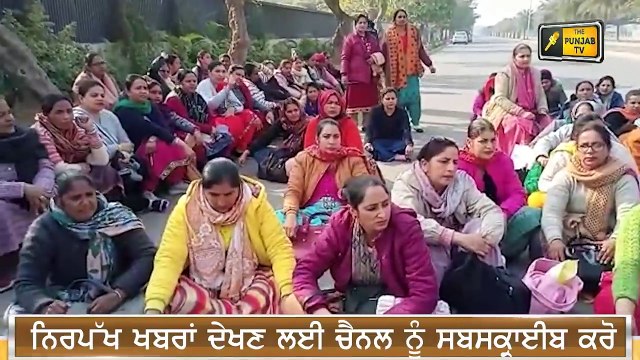 ਨਵਜੋਤ ਸਿੱਧੂ ਦੇ ਘਰ ਬਾਹਰ ਹੰਗਾਮਾ Protest in front of Navjot Sidhu's house | The Punjab TV