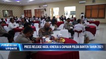 Polda Banten dan Polres Sukoharjo Rilis Akhir Tahun 2021