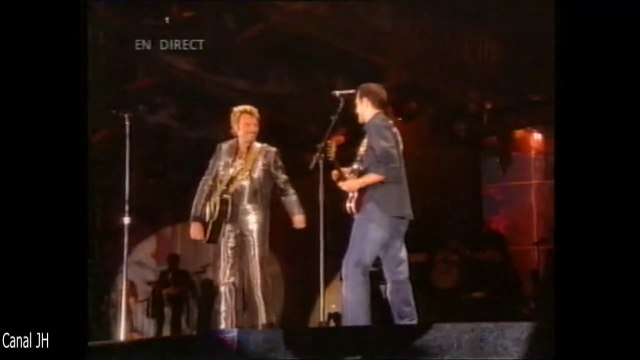 Johnny Hallyday et Gerald De Palmas L'instinct Parc des Princes 2003