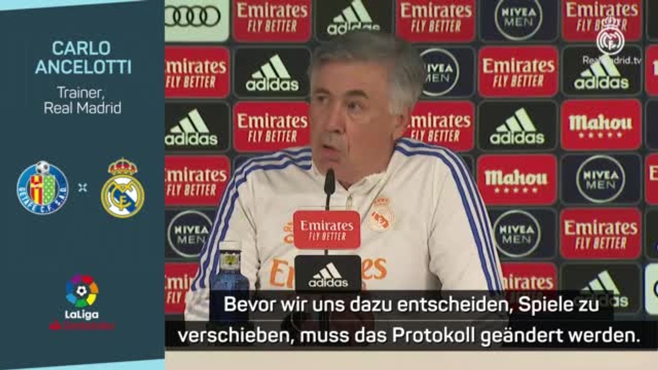 Ancelotti: “Pandemie ist zurzeit unter Kontrolle”