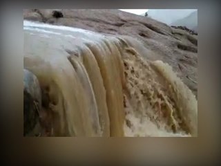 السيول تضرب سانت كاترين بسبب سوء الأحوال الجوية