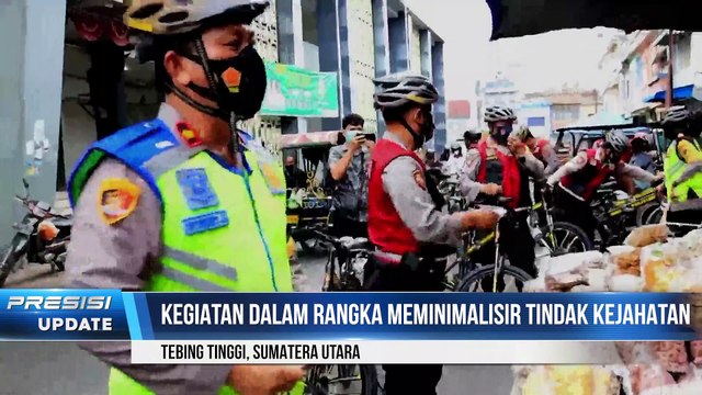 Wakapolres Tebing Tinggi Pimpin Patroli Sepeda Guna Meminimalisir Tindak Kejahatan