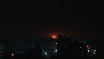الطيران الحربي الإسرائيلي يقصف مواقع لحماس في قطاع غزة