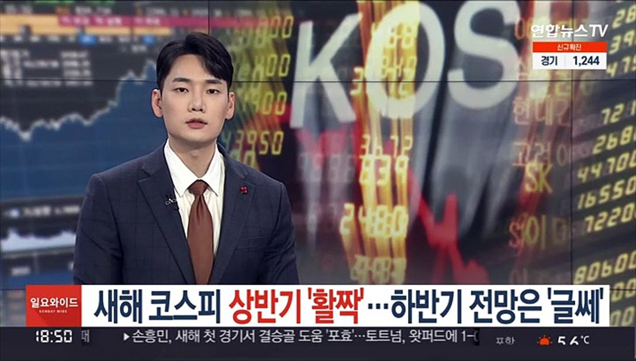 새해 코스피 상반기 '활짝'…하반기 전망은 '글쎄'