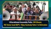 Uttarakhand Assembly Polls: CM Dhami, Narendra Singh Tomar lead BJP’s ‘Vijay Sankalp Yatra’ in Dehradun