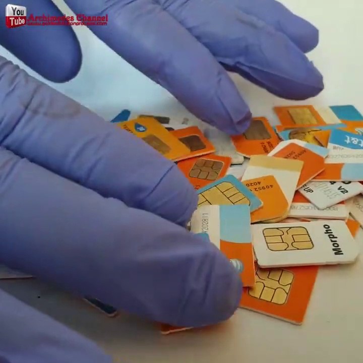 How to make gold cell phone sim card Video extract gold from sim card