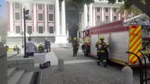 CAPE TOWN - Güney Afrika Parlamentosu'nda yangın (2)