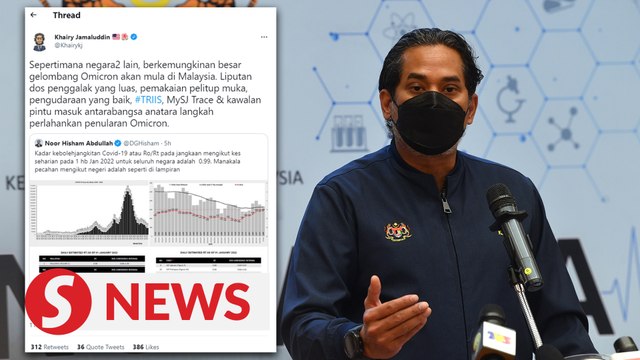 Covid-19: Possibility of Omicron wave hitting Malaysia, says Khairy