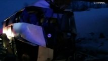 خمسة قتلى و21 جريحا في حادث حافلة جنوب موسكو