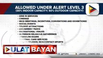 Alert Level 3 sa NCR, epektibo na bukas; mga pinapayagan at hindi pinapayagang aktibidad, alamin.