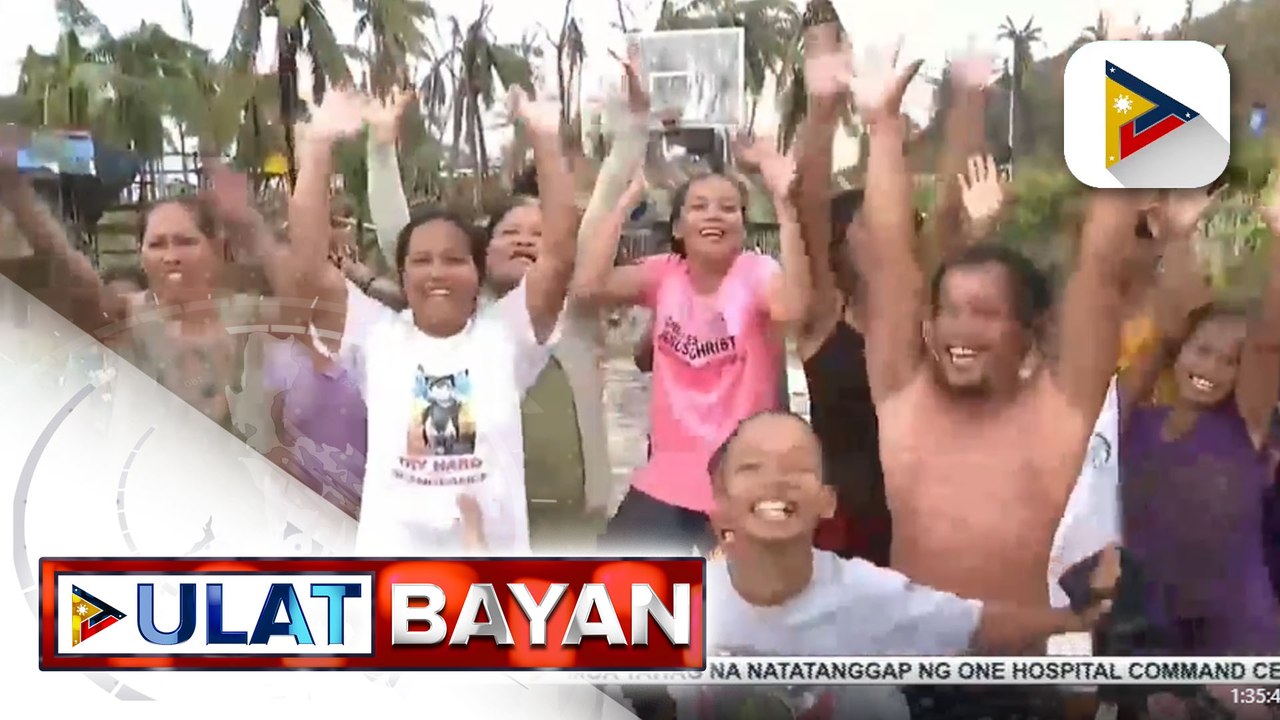 Mga naapektuhan ng bagyong Odette sa Siargao, ipinagdiwang pa rin ang Bagong Taon