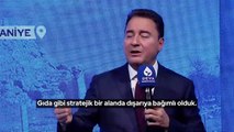 Ali Babacan: Şu andaki yönetim üretimi değil ithalat lobisini destekliyor.