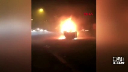 Bu yıl da otomobilleri ateşe verdiler | Video Haber