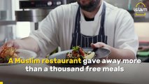 The MUSLIM restaurant that gave FREE MEALS during the holidays