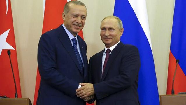 Cumhurbaşkanı Erdoğan, Rusya Devlet Başkanı Vladimir Putin ile görüştü