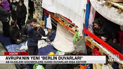 Duvarlar yeni dönemde göçmenler için yükseliyor | Video Haber