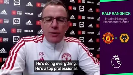 Rangnick in awe of Ronaldo's fitness