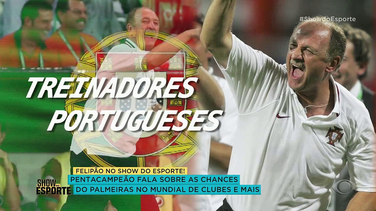 PALAVRA DE QUEM SABE! Luiz Felipe Scolari comentou sobre as chances de título do Palmeiras no Mundial de Clubes. O Pentacampeão encheu a bola do Abel Ferreira. #ShowdoEsporte