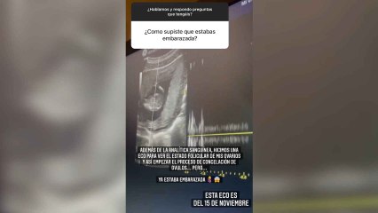 Carla Barber cuenta cómo se enteró de su embarazo