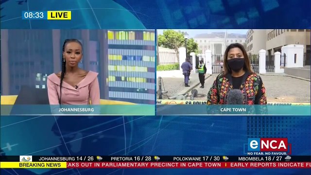 L’enceinte de l’Assemblée nationale où siègent les députés sud-africains au Cap a été entièrement détruite dans un violent incendie qui fait rage depuis ce matin