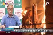 Mesa Redonda: MML destituye a gerente de Fiscalización y Control tras incendio en galería