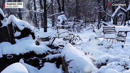 Wildfire evacuated resident returns to burned down home