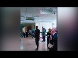 اعتصام مرضى وحدة غسيل الكلى بمستشفى الشيخ زايد بعد تحويلها إلى حجر صحي