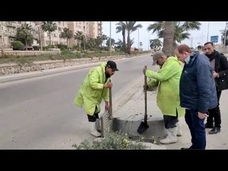 الإسكندرية تتأهب استعدادا لـ عاصفة التنين