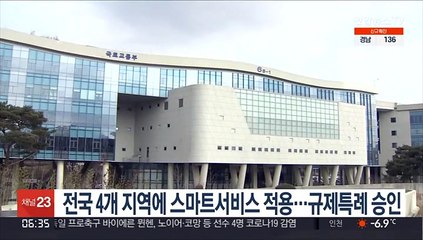 전국 4개 지역에 스마트서비스 적용…규제특례 승인