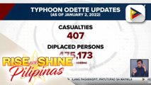 Bilang ng nasawi dahil sa bagyong Odette, nasa 407 na