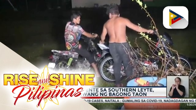 Malaking bahagi ng Southern Leyte, inulan sa huling bahagi ng 2021; 2 bahay sa Brgy. San Lorenzo Ruiz, nasunog